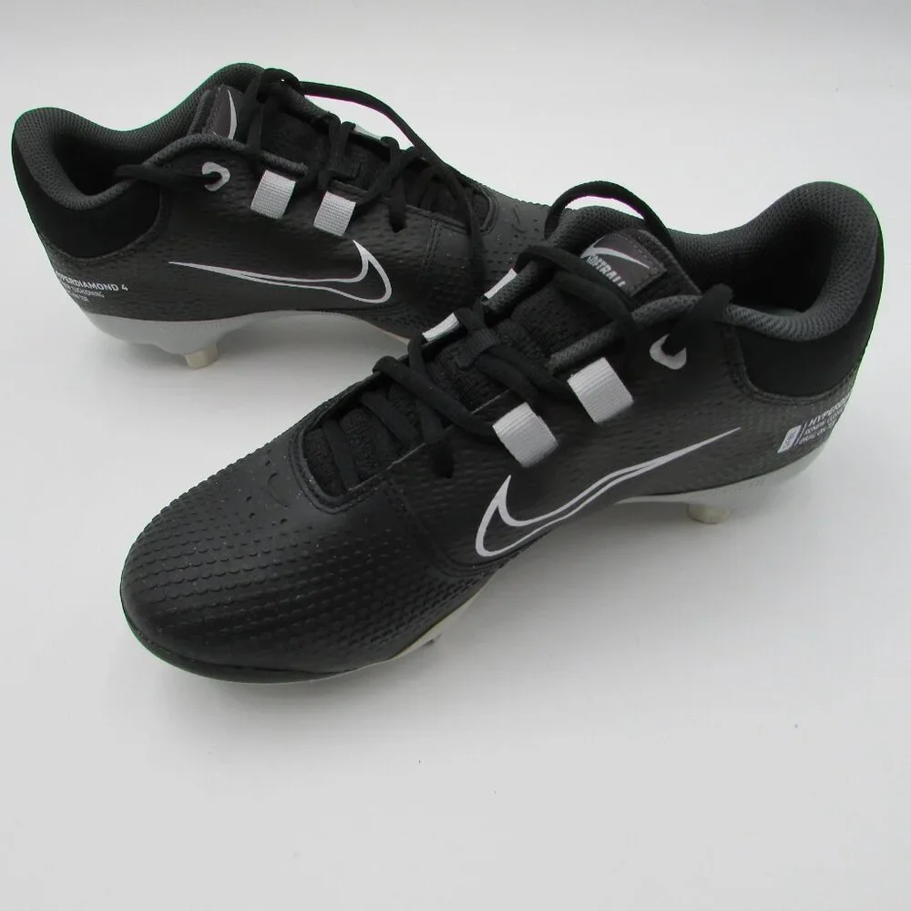 Nike Hyperdiamond 4 Black Softball Metal Cleats Women’s Size 8 New NWT - Picture 14 of 14
